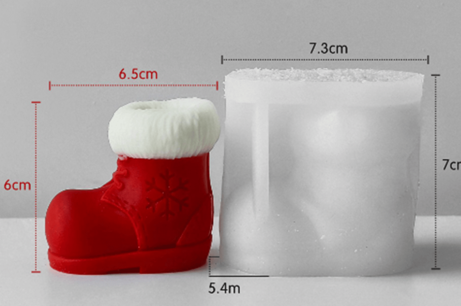 Molde de Silicón Bota Santa J-5109