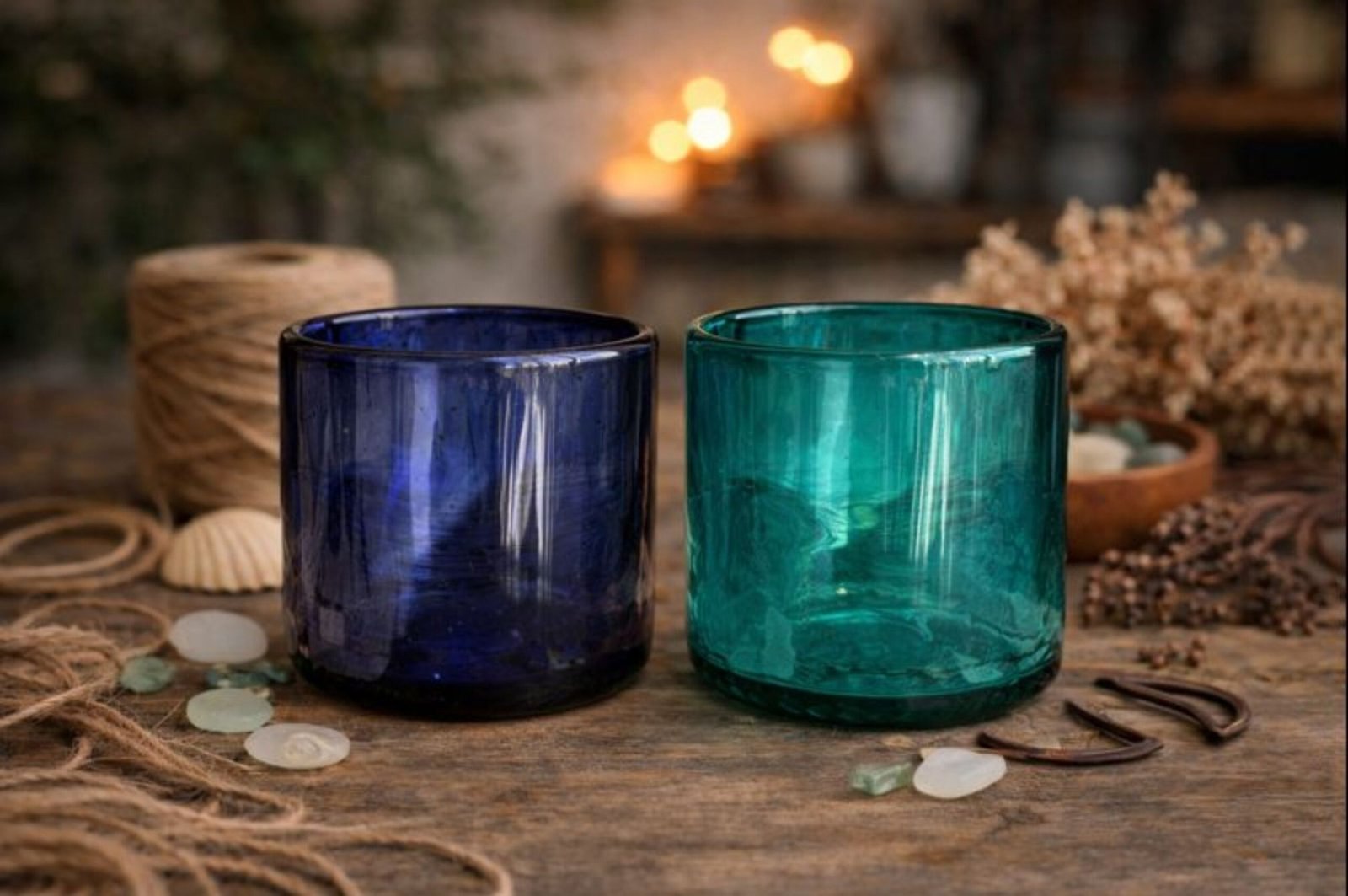 Vasos vidrio soplado portada