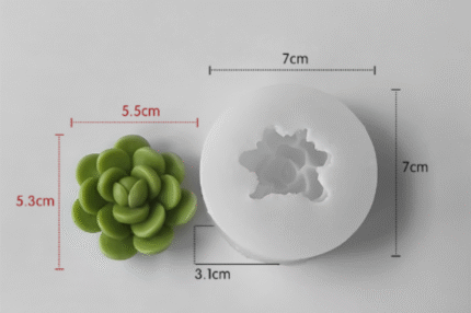 Molde Silicon Suculenta J-1075