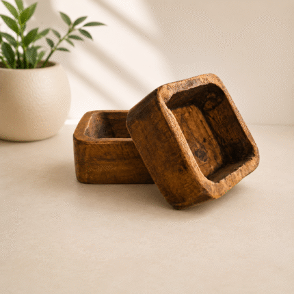 Cuenco Madera Cuadrado